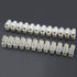 XINGYHENG 6Pcs 6A 10A 20A 12 Position Double Row Screw Terminal Block, Flame Retardant Nylon Connector (White)
