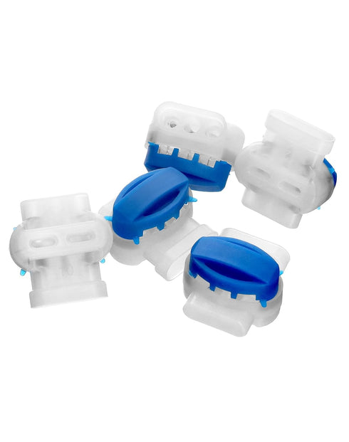 QWORK 200 Pack Electrical IDC 314-BOX Pigtail Connectors - 3 Wire Connectors for 22-14 AWG Cables