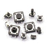 Tactile Button Switch Tact Switch Package, Micro Momentary Tact Assortment Kit (25 Value, 250PCS)