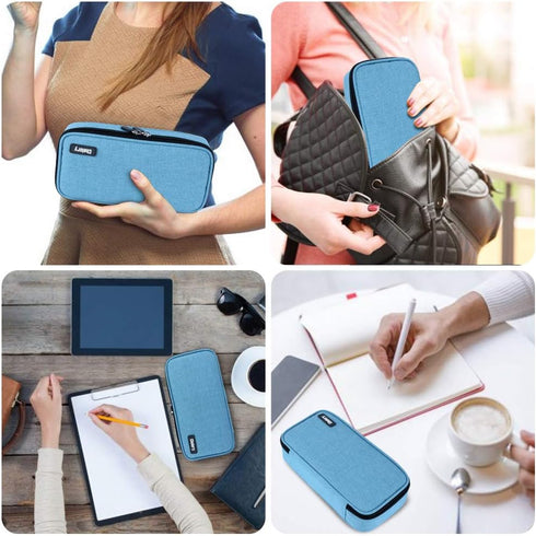 Big Capacity Pencil Case, Large Pouch for Stationery Storage, Makeup Bag for Office Supplies and Adults
