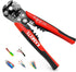 5 in 1 Self-Adjusting Wire Stripper Cutter, Multi-Functional Tool for 10-24 AWG
