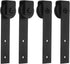 uxcell 4Pcs Sliding Barn Door Hardware Hanger, Mini Sliding Door Hardware for