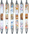 YJ PREMIUMS 6PC Highland Cow Pens Set, Kawaii Cute Cow Print Stationary Supplies for School Home Office Gifts