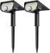 AloftSun Solar Motion Sensor Outdoor Lights,Waterproof Motion Sensor Spot Lights- 30 LED/3