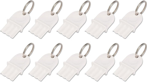 10 Pcs Toilet Paper Towel Dispenser Key, Universal Tissue Dispenser Key Replacement
