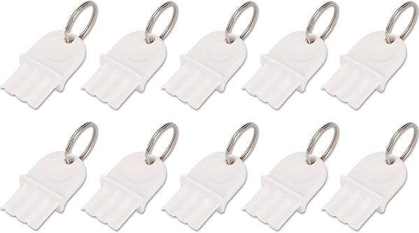 10 Pcs Toilet Paper Towel Dispenser Key, Universal Tissue Dispenser Key Replacement
