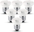 Xtricity R14 LED Light Bulb, 4.5W (40W Equivalent), Dimmable, 300 Lumens, 3000k Soft White, E26 Medium Base, 6 Pack
