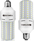 LED Light Bulb, 400W Equivalent, 6250 Lumen, 5000K E26/E27 Medium Base, 50W for Outdoor Indoor Lamp Area Garage