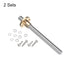 uxcell 2 Pcs 100mm / 4 Inch Tr8x4 Stainless Steel Lead Screw with T8 Brass Nut - Acme Thread, 2mm Pitch for 3D Printer