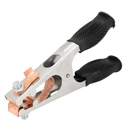 500A Welding Ground Clamp, Electroplated Copper Earth Clip for Manual Welder