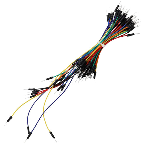 840Pcs Jumper Wire Kit, Solderless Flexible Breadboard, 14 Lengths Assorted, 65Pcs Jumper Wires, Tweezers & Box
