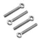 MroMax 5Pcs Swing Lifting Bolt M6 x 40mm, 304 Stainless Steel Eye Bolt for Home Renovation, Silver