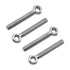 MroMax 5Pcs Swing Lifting Bolt M6 x 40mm, 304 Stainless Steel Eye Bolt for Home Renovation, Silver