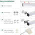 12 Inch 6000k Undercounter ASOKO Plug-in Under Cabinet Lighting - LED Strip Bar, Cool White USB Cabinet Light, Slim