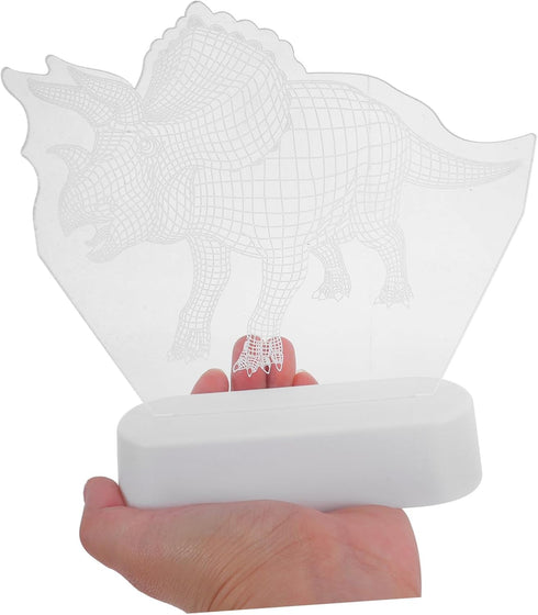 PRETYZOOM Dinosaur Night Light Effect Cute Dino Bedside Table Lamp for Boys and Girls Rooms Nursery Decoration Portable