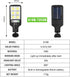 POAHUDT 1200W LED Solar Flood Light Motion Sensor Security Wall Street Yard Outdoor Lamp
