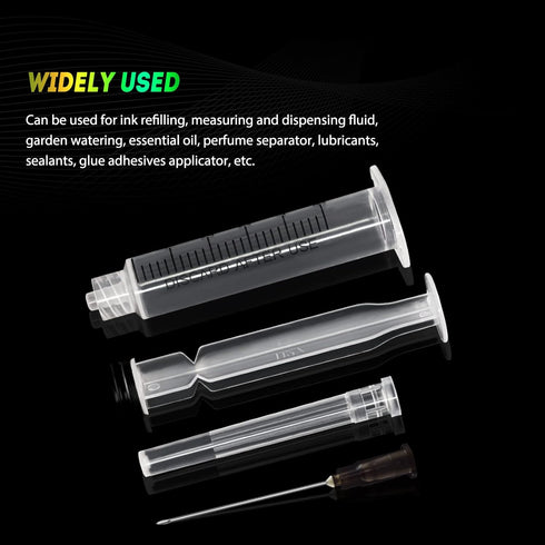 SHAOTONG 5ml Syringe with 22 Gauge 1.2 inch Luer Lock Accessories, Disposable Lab Supplies, 20 Pack