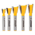 YONICO Dovetail Router Bit Set 5 Bit 1/4-Inch Shank 14520q