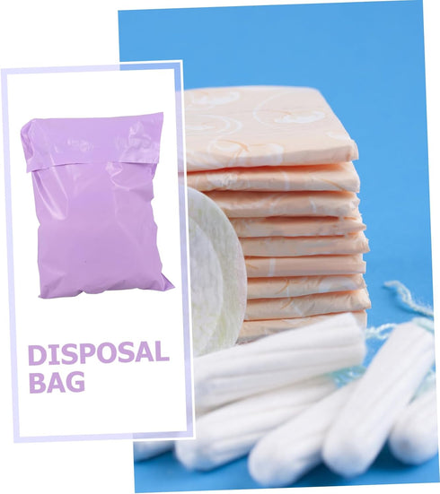 200pcs VALICLUD Self-Sealing Menstrual Disposal Bags Thickened Feminine Pouches for Periods and Convenient Pad Trash