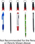 Specialist ID 2 Pack Heavy Duty Retractable Pull Pen Holder, Ideal for Markers & Carpenter Pencils, Nylon Cable & Metal