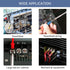 HKS 50 PCS Ring Terminals #6 Blue 16-14 AWG - M3.5 - Heat Shrink Wire Connector Kit, Waterproof and Insulated