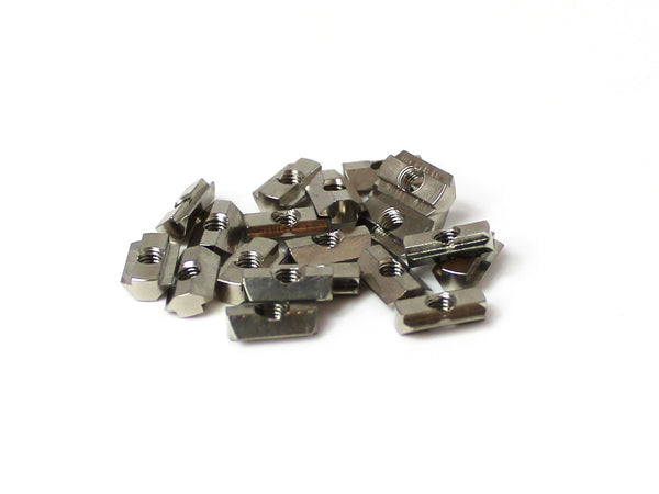 25 Pieces T-Slot Nuts with Screws - MakerBeam 10x10mm Diameter