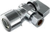 PROFLO PFXQAQ32 Chrome FastFit 5/8" Push x 3/8" OD Angle Stop Quarter Turn