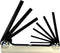 EKLIND 20919 Steel Handle Fold-up Hex Key Allen Wrench - 9pc Set SAE Inch Sizes 5/64-1/4