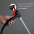 FLYEZA Set Handheld Bidet Sprayer for Toilet Brass Bathroom Cloth Diaper Sprayer with Single Cold Water, Wall Mount