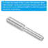 PATIKIL M4x15mm to M5x15mm Double End Threaded Stud Screw Bolt, 10 Pack Stainless Steel Rod Bolts for Furniture