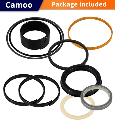 Hydraulic Cylinders Seal Kit (1543273C1/G109423) for Case Backhoe Loader Cylinder, 10 PCS Universal Repair Packings