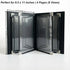 8.5 11, 2 Pack 4 8 Restaurant Menu Covers x Menu Holder Faux Leather Menu Book with Clear PVC Sleeves, Page View