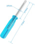 2PCS Mini Slotted Screwdriver, 2mm Flat Head for Watch Eyeglasses Electronics Toy Repair, Non-magnetic, 1.77"(45mm) Total Length (Blue Handle) by FOCMKEAS