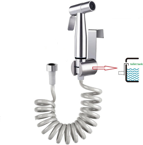 Handheld Bidet Sprayer for Toilet, Stainless Steel Spray for Personal Hygiene, Portable Pet Shower