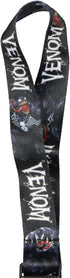 Bioworld Marvel Venom Wrist Strap Lanyard for Keys, 2" Rubber Keychain Hand and Wrist ID Badge Holder