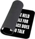 Quote Mouse Pad Custom - I Can Not Be Held Responsible for What My Face Does, Thick Mouse Pad 9.5 X 7.9 Inch