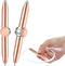 Chinco 2 Pieces Fidget Pen, Spinning Pen with LED Light, Multi Functional Stress Reducer Gift for Adults Students