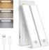 ORALUCE Under Cabinet Lighting Rechargeable Magnetic, 8inch LED Motion Sensor Light Indoor
