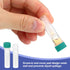 PATIKIL 0.5ml Plastic Cryogenic Vials, 200Pcs Self Standing Screw Top Test Tubes for Lab, Green Cap