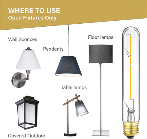 Dimmable E26 Bulb 4W 40 Bulbs 30000K E26 Bulb AC120V 400lm T9 T10 Bulb E26 Bulbs 4Pack Leools LED Equal Watt Light Soft