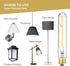 Dimmable E26 Bulb 4W 40 Bulbs 30000K E26 Bulb AC120V 400lm T9 T10 Bulb E26 Bulbs 4Pack Leools LED Equal Watt Light Soft