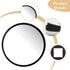Bremorou 2 2.36" PCS Cubicle Mirror to See Behind You Adjustable Monitor Rear View Mirror for Office Desk Office