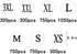 DERAYEE 4200 Pcs Clothing Size Round Stickers, 1/2” White Adhesive Labels for Apparel Circle Size Labels, 7 Sizes