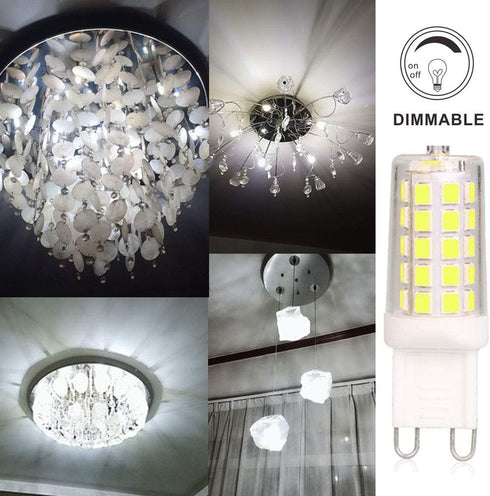 BAOMING G9 LED Bulb Daylight Dimmable 4W, 40W T4 Halogen Equivalent, 6000K, 5 Pack