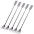 15Pcs Stainless Steel Lab Spatula Micro Scoop - Reagent Laboratory Mixing Spatula 22cm Long Sampling Spoon