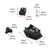Antrader 6pcs Inlet Module Plug Male Power Socket with 5A Fuse Switch 10A 250V 3 Pin IEC320 C14