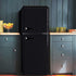Glossy Black Contact Paper - Shiny Peel and Stick Wallpaper for Kitchen Cabinets, 15.8" 118.1"