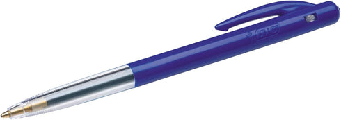 Bic M10 Medium Clic Pens, Blue, Pack of 10