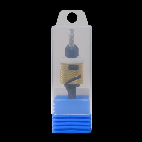1/8"x3/8" Carbide Tipped Countersink Drill Bits with Low Friction Depth Stop for Wood and Plastic
