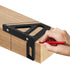 Imperial 3D Multi-Angle Measuring Ruler - 45/90 Degree Aluminum Alloy Woodworking Square Protractor, Miter Triangle
